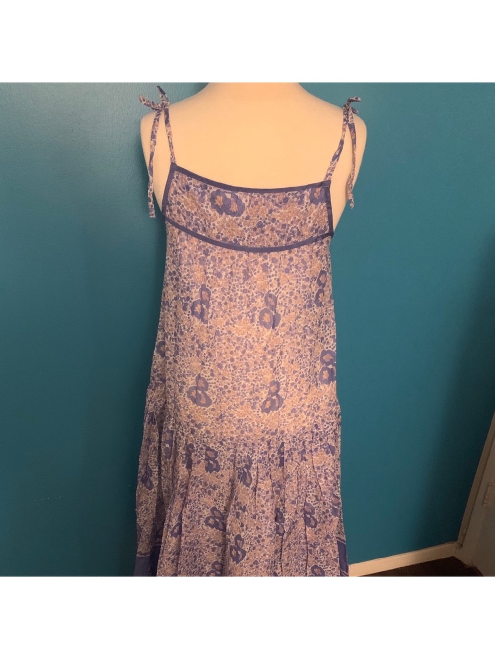 Boho Maxi Dress in Light Blue - Picture 5 of 5